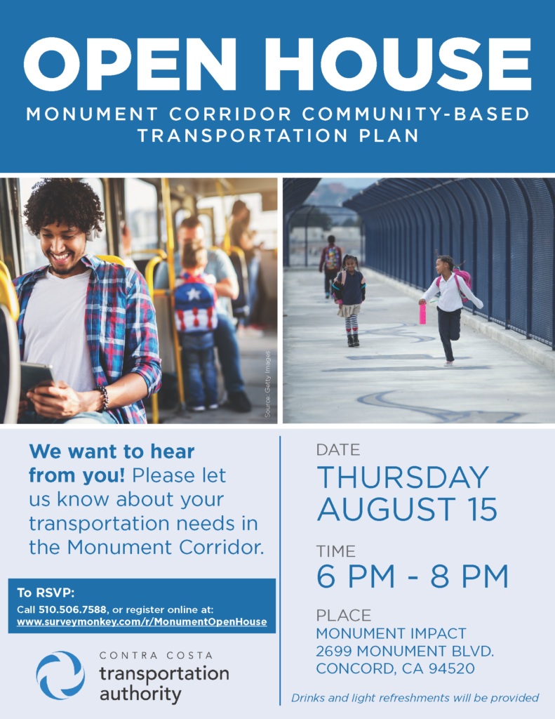 CCTA Concord Monument Open House Flyer