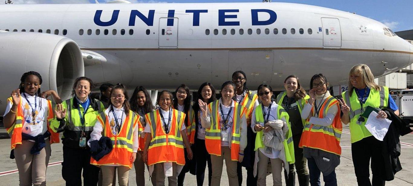 AIMS Students United Airlines