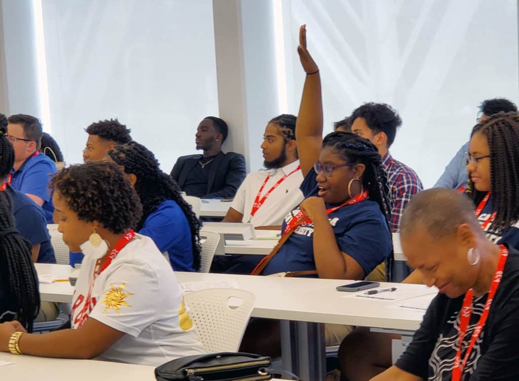 Students in classroom