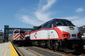 Caltrain trains