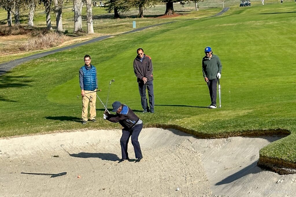 Acumen and colleagues at CTF golf tournementolf